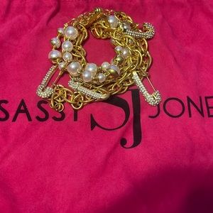 Sassy Jones Pins and pearls bracelet
